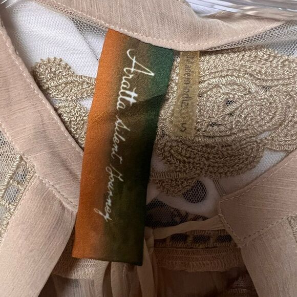 Aratta Camellia Embroidered Top $179 MSRP-current Style - Picture 5 of 5